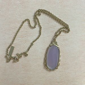 Kendra Scott Purple Pendant Necklace